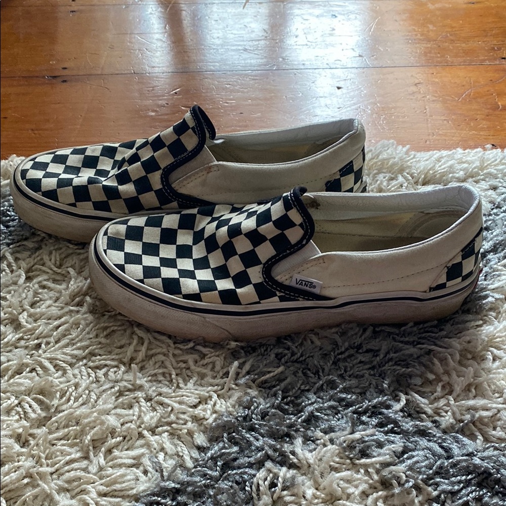 Vans Classic Checkerboard Slip-Ons